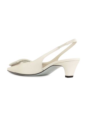 Dorien bone white leather slingback ROBERTO FESTA | DORIENSTONE